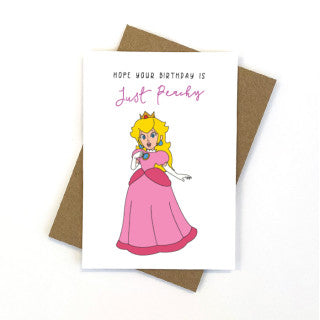 CARD - Peach Birthday - Toyworld Frankston