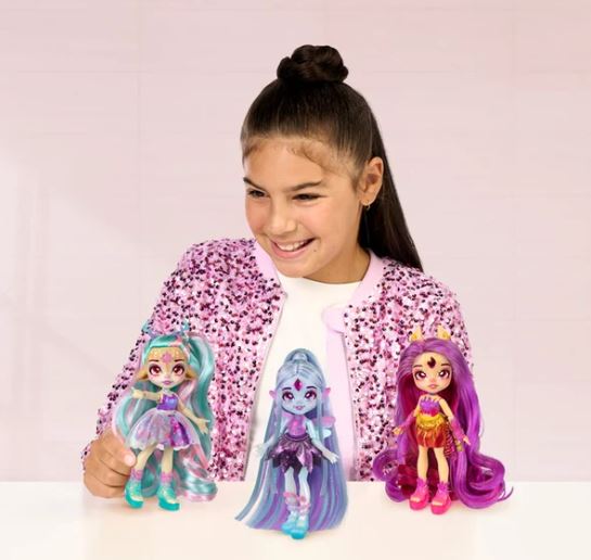 MAGIC MIXIES PIXLINGS SHIMMERVERSE SERIES S2 GALAXY HAIR DOLL PIPPA DELUXE PLAYSET