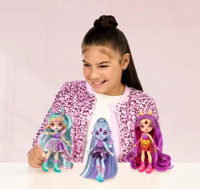 MAGIC MIXIES PIXLINGS SHIMMERVERSE SERIES S2 GALAXY HAIR DOLL PIPPA DELUXE PLAYSET