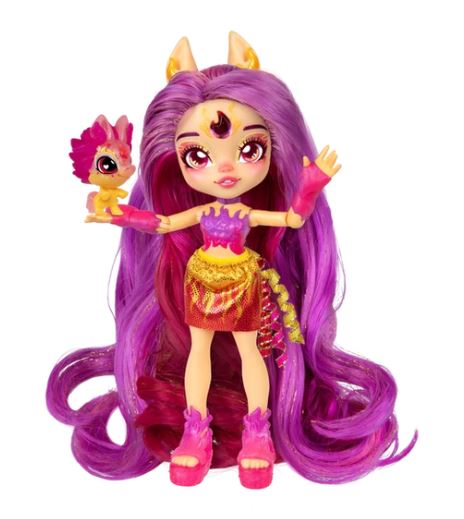 MAGIC MIXIES PIXLINGS SHIMMERVERSE SERIES S2 GALAXY HAIR DOLL PIPPA DELUXE PLAYSET
