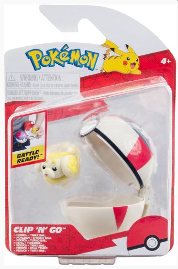 POKEMON CLIP 'N' GO - FIDOUGH AND TIMER BALL - Toyworld Frankston