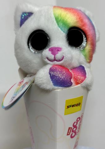 ZURU COCO SURPRISE CONES RAINBOW COLLECTION - FLORO THE CAT - Toyworld Frankston