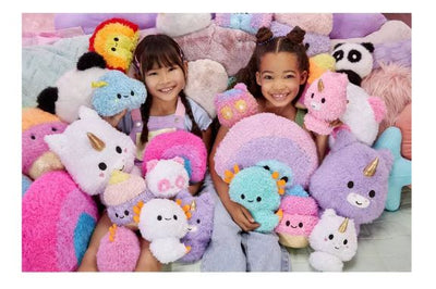 FLUFFIE STUFFIEZ SURPRISE REVEAL SMALL PLUSH - PANDA BEAR - Toyworld Frankston