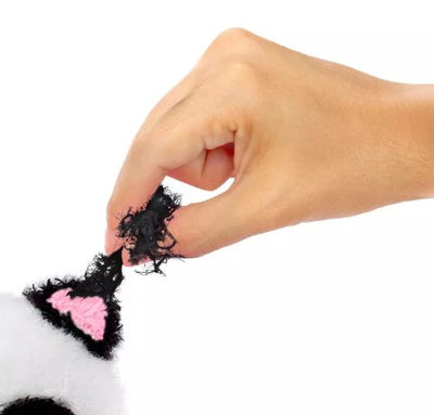 FLUFFIE STUFFIEZ SURPRISE REVEAL SMALL PLUSH - PANDA BEAR - Toyworld Frankston