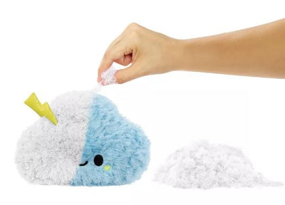 FLUFFIE STUFFIEZ SURPRISE REVEAL SMALL PLUSH - SKY SMILEY CLOUD - Toyworld Frankston