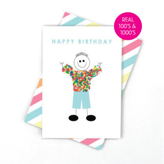 CARD - Freckle Boy Birthday - Toyworld Frankston