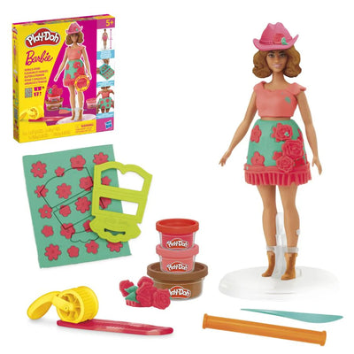 PLAY-DOH BARBIE - FLORALS AND FRINGE - Toyworld Frankston