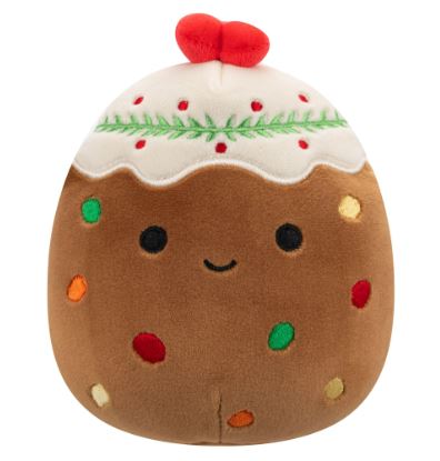 SQUISHMALLOWS - 2024 HOLIDAY ASSORTMENT 7.5 INCH - MALDON FRUIT CAKE - Toyworld Frankston
