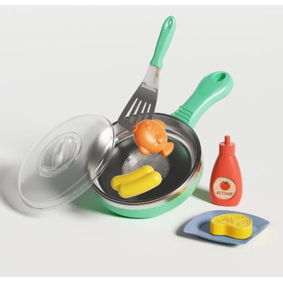 MAGIC KITCHEN TOYS - COLOUR CHANGE FRYING PAN SET - Toyworld Frankston