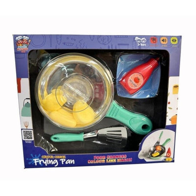 MAGIC KITCHEN TOYS - COLOUR CHANGE FRYING PAN SET - Toyworld Frankston