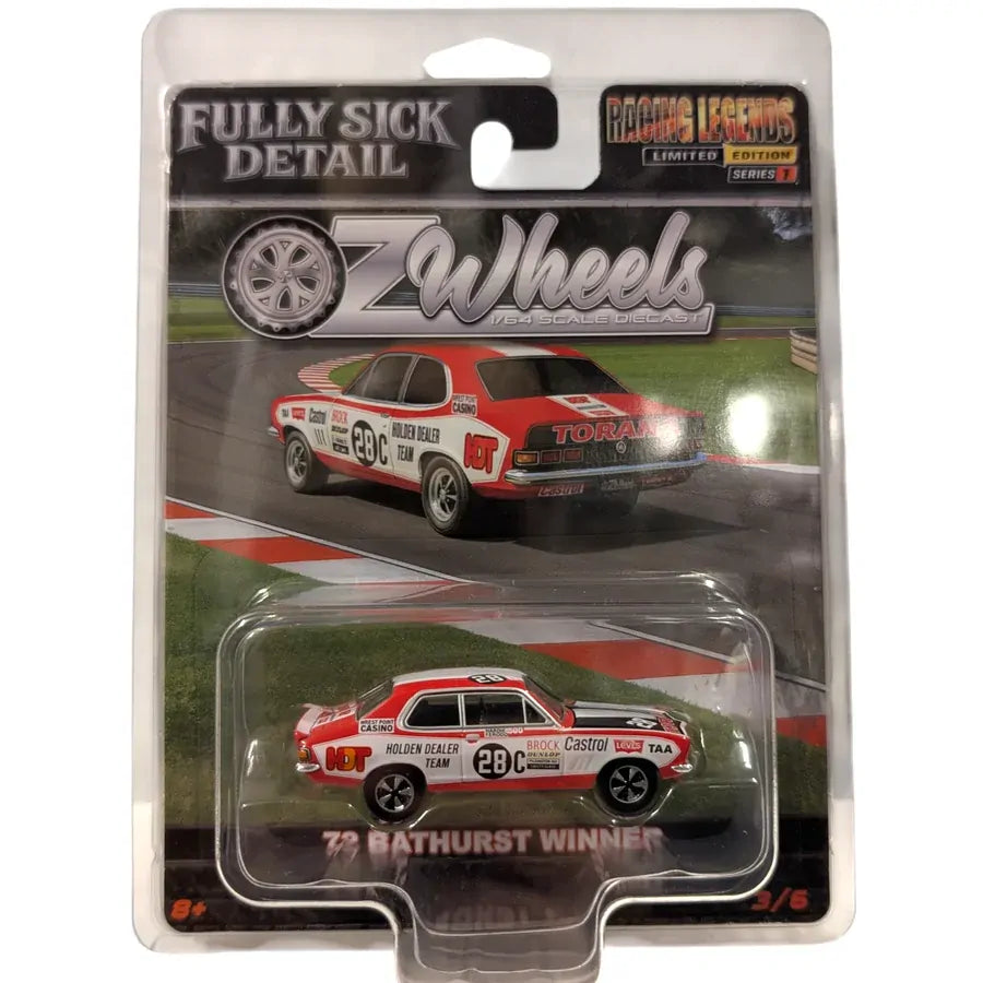 OZ WHEELS FSD RACING LEGENDS - 72 BATHURST HDT BROCK LC TORANA