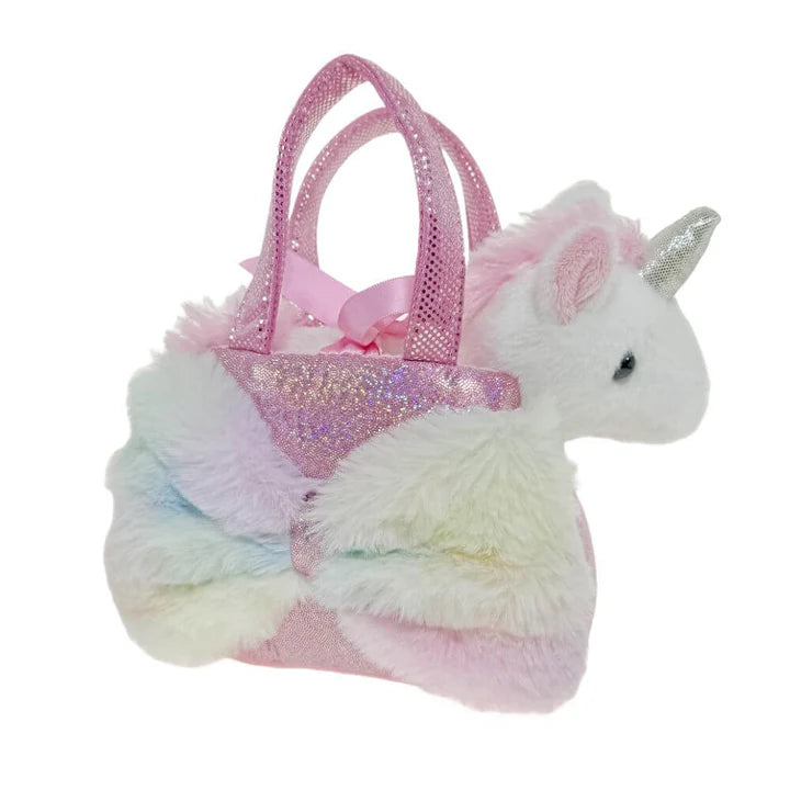 FANCY PALS - WHITE UNICORN WITH BIG BOW FANCY - Toyworld Frankston