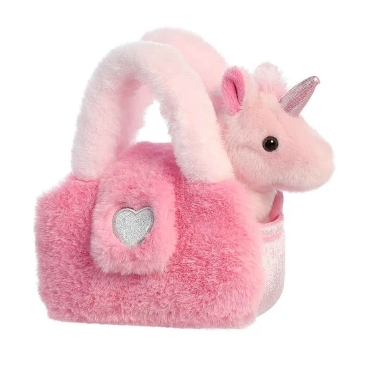 FANCY PALS FURRY BAG WITH UNICORN