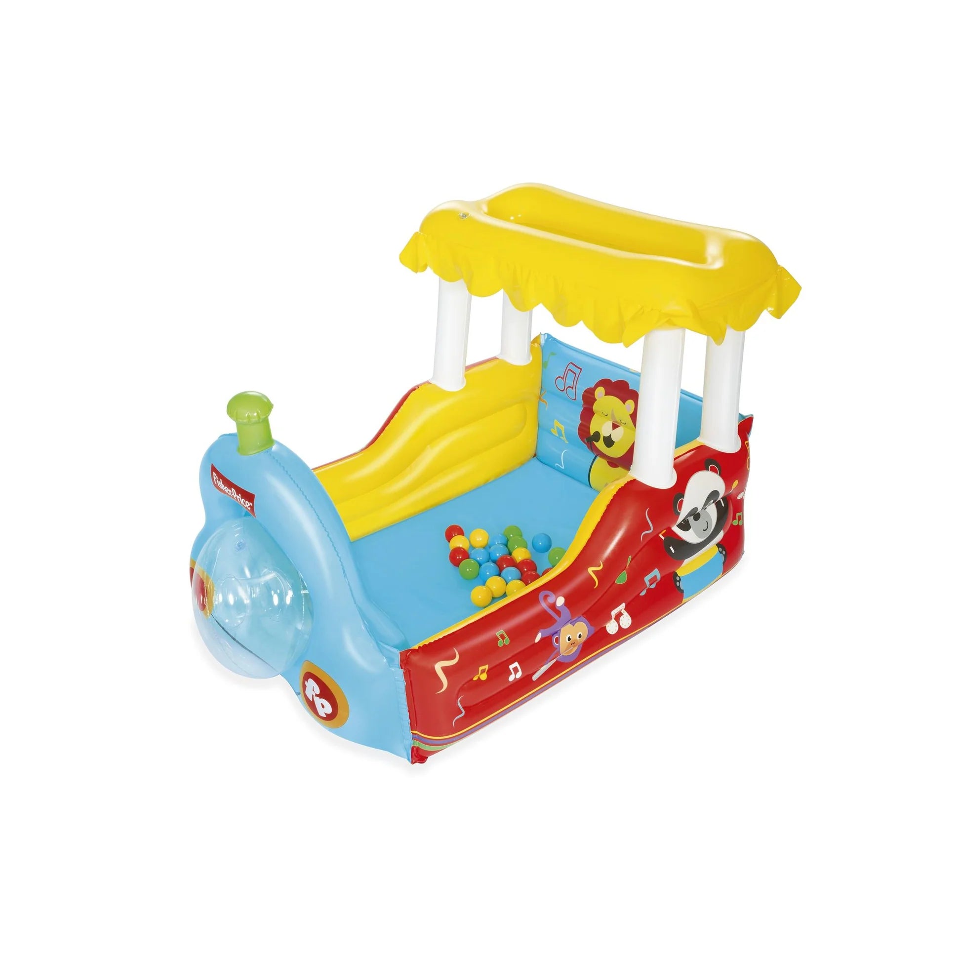 FISHER PRICE INFLATABLE TRAIN BALL PIT - Toyworld Frankston
