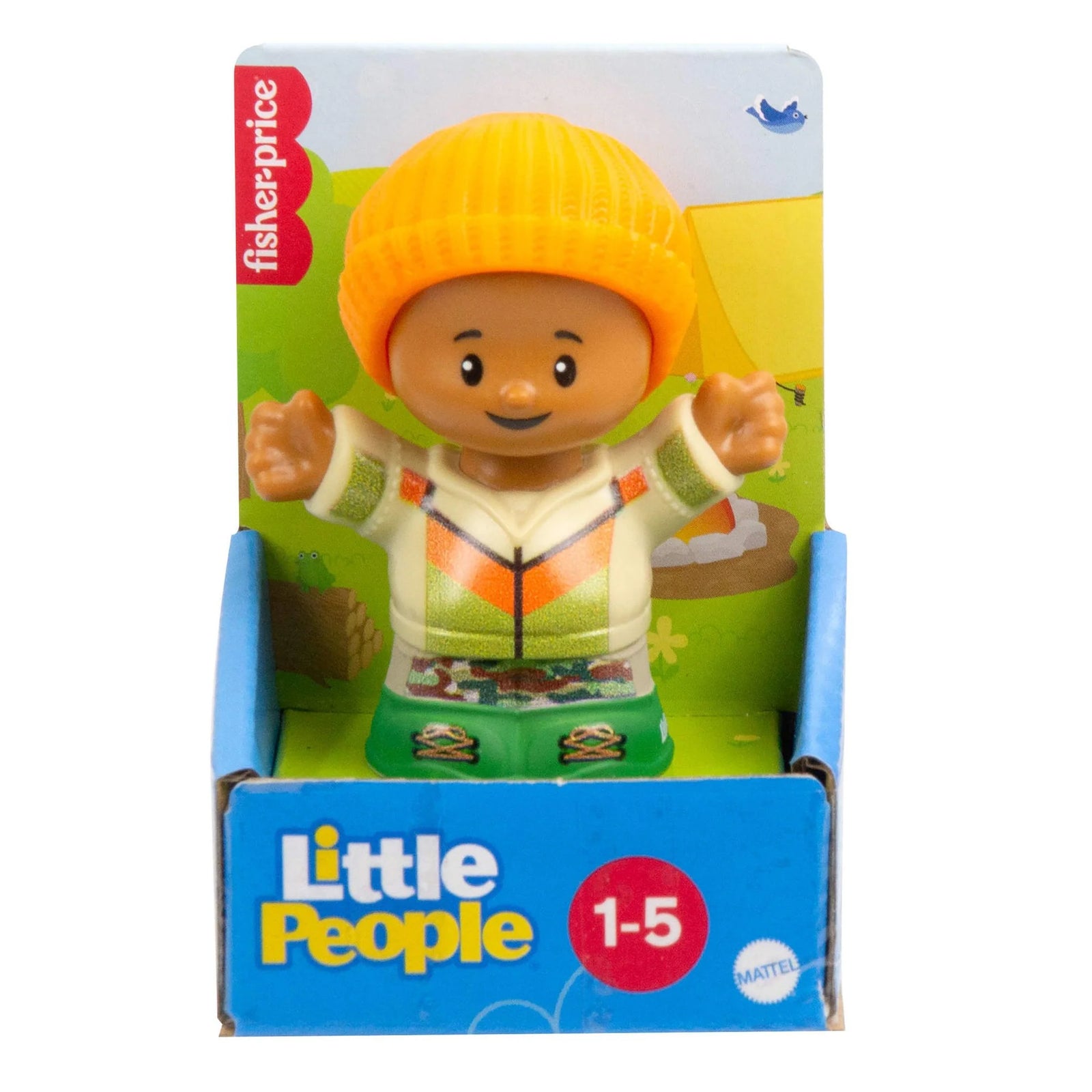 FISHER PRICE - LITTLE PEOPLE BOY WITH ORANGE BEANIE