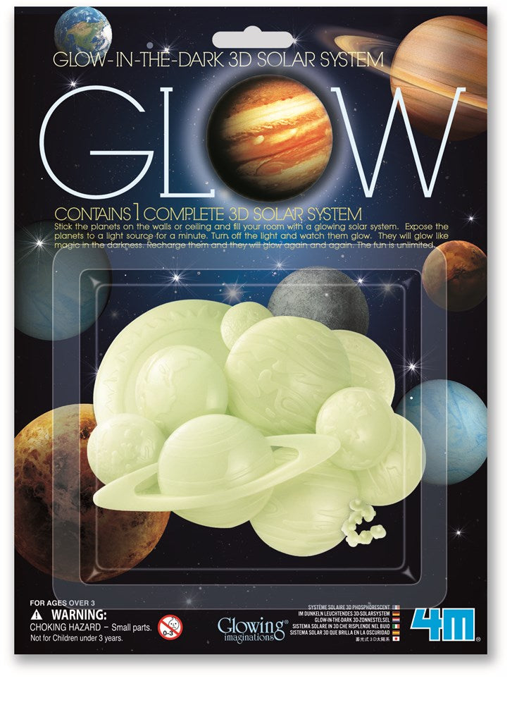 4M - GLOW 3D SOLAR SYSTEM - Toyworld Frankston