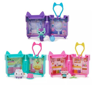 GABBY'S DOLLHOUSE CLIP ON PLAYSET MERCAT PURPLE