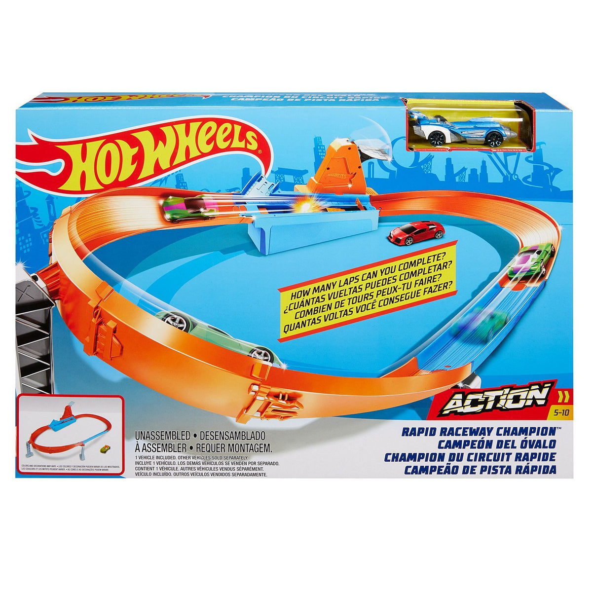 HOT WHEELS RAPID RACEWAY CHAMPION - Toyworld Frankston