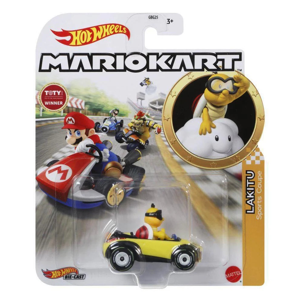 HOT WHEELS MARIO KART ASSORTMENT - LAKITU - Toyworld Frankston