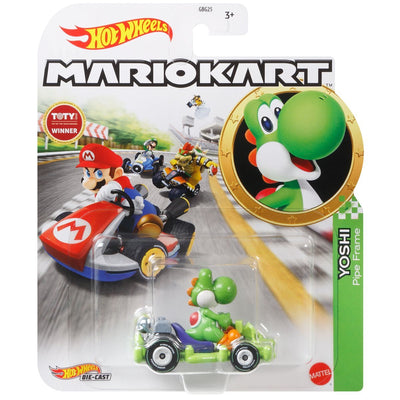 HOT WHEELS MARIO KART ASSORTED - YOSHI - Toyworld Frankston