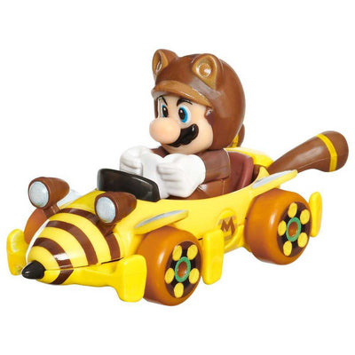 HOT WHEELS MARIO KART ASSORTED - TANOOKI MARIO - Toyworld Frankston