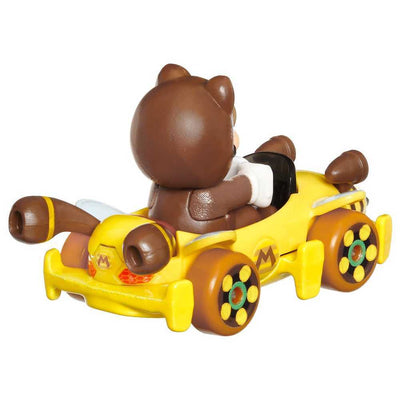 HOT WHEELS MARIO KART ASSORTED - TANOOKI MARIO - Toyworld Frankston