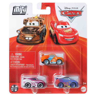 Disney / Pixar Cars On The Road Die Cast Metal Mini  3-Pack - Toyworld Frankston
