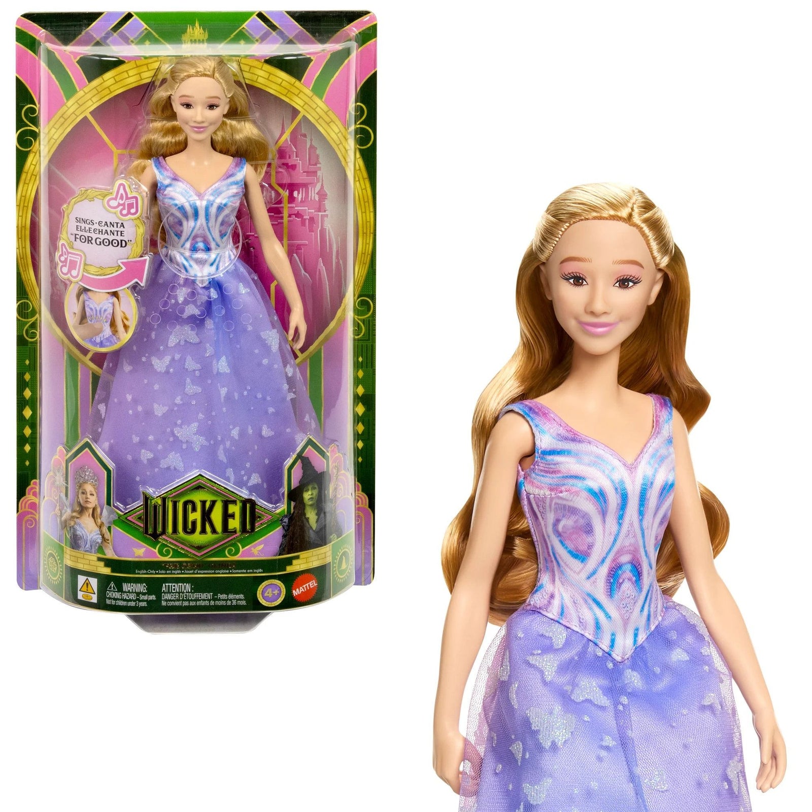 WICKED FOR GOOD - SINGING GLINDA DOLL