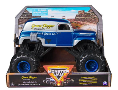 MONSTER JAM 1:24 DIE CAST MONSTER TRUCK SERIES 22 - GRAVE DIGGER CURRITUCK GRAIN CO.