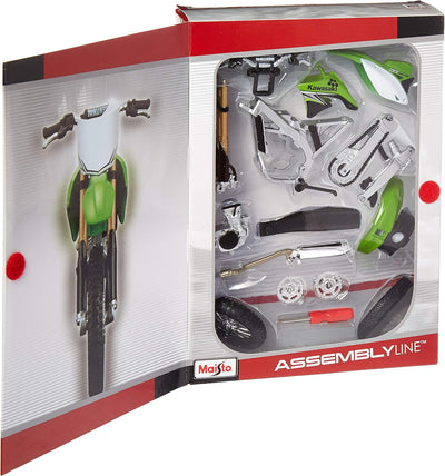 MAISTO MOTORCYCLES 1:12 ASSEMBLY LINE - KAWASAKI KX 450 F
