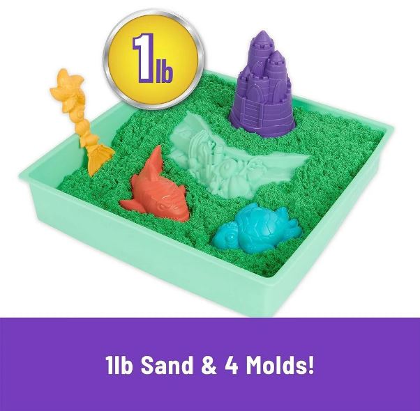 KINETIC SAND SANDBOX SET - GREEN