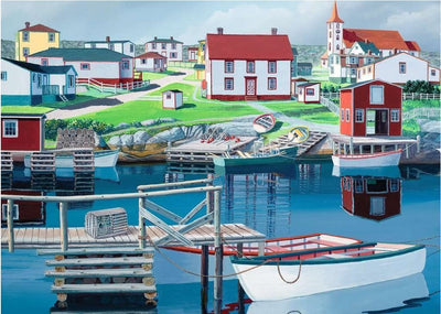 RAVENSBURGER CANADIAN COLLECTION - GREENSPOND HARBOUR 1000 PIECE PUZZLE