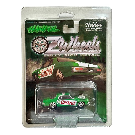 OZ WHEELS CASTROL HANFUL MONARO - FULLY SICK DETAIL IN PROTECTOR - Toyworld Frankston