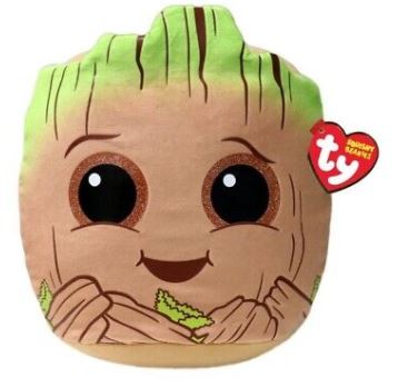 TY SQUISHY BEANIES - MARVEL GROOT 35CM PLUSH - Toyworld Frankston