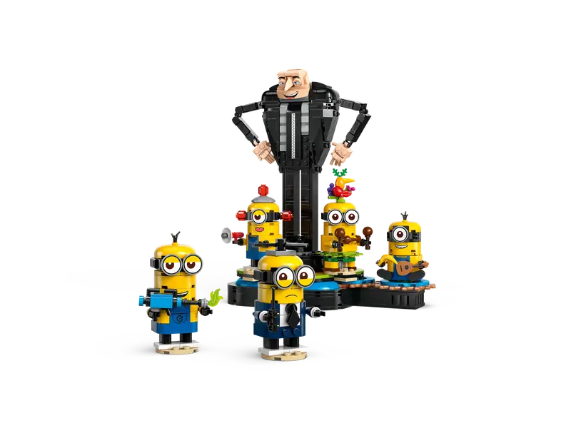 LEGO 75582 DESPICABLE ME4 - BRICK BUILT GRU AND MINIONS