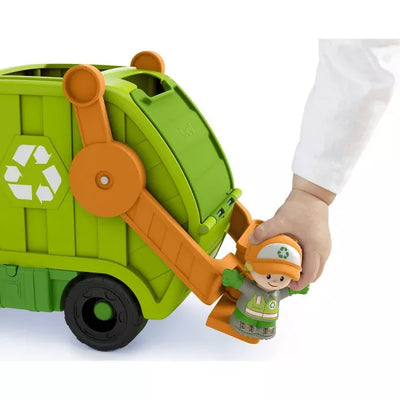 LITTLE PEOPLE - LARGE VEHICLE  RESTAGE - RECYCLING TRUCK - Toyworld Frankston