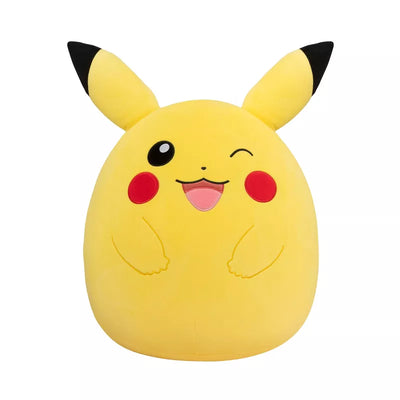 SQUISHMALLOWS -  POKEMON WAVE 3 20 INCH PLUSH - WINKING PIKACHU - Toyworld Frankston