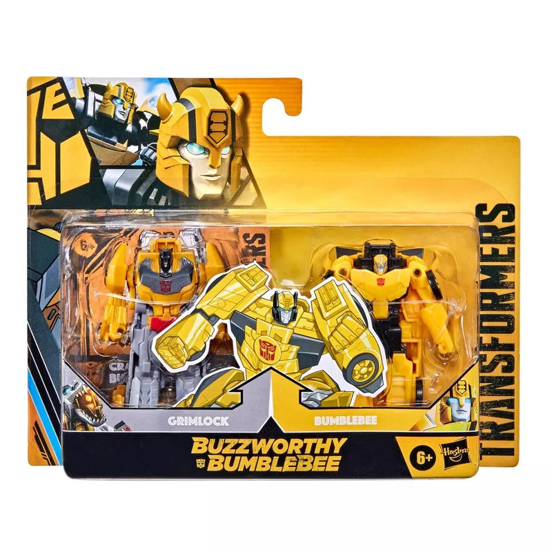 TRANSFORMERS BUZZWORTHY BUMBLE BEE - GRIME LOCK AND BUMBLE BEE - Toyworld Frankston