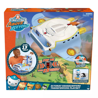 OCTONAUTS ABOVE AND BEYOND OCTORAY TRANSFORMING HQ - Toyworld Frankston