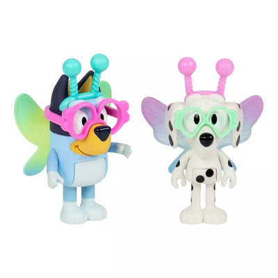 BLUEY 2IN FIGURE 2 PACK - ALIENS - Toyworld Frankston