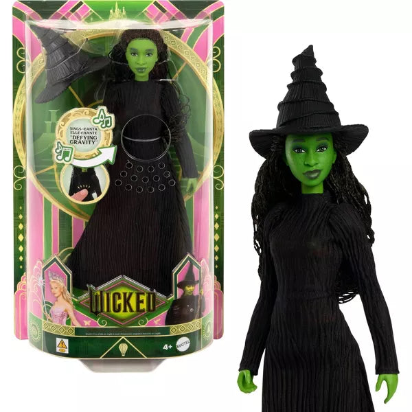 WICKED (2024) - SINGING ELPHABA 11" FASHION DOLL - Toyworld Frankston