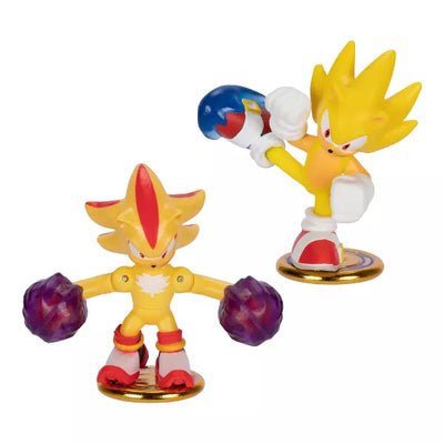 LEGENDS OF AKEDO SONIC THE HEDGEHOG VERSUS PACK  - SUPER SONIC VS SUPER SHADOW - Toyworld Frankston