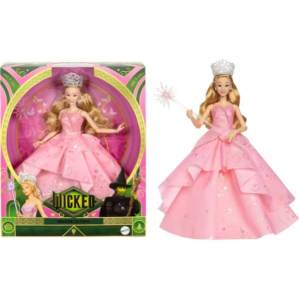 WICKED (2024) - 11" DELUXE GLINDA  FASHION DOLL - Toyworld Frankston