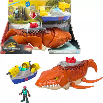 IMAGINEXT - JURASSIC WORLD REBIRTH - AQUACHOMP CHASE MOSASAURUS