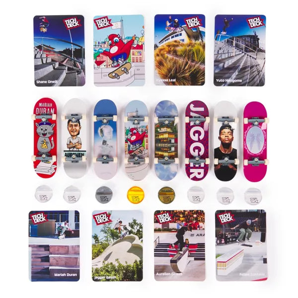 TECH DECK OLYMPIC GAMES PARIS 2024 - COMPETITION LEGENDS 8 PACK