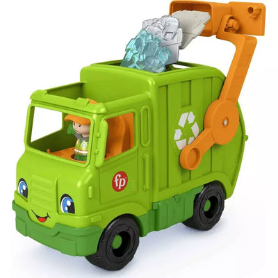 LITTLE PEOPLE - LARGE VEHICLE  RESTAGE - RECYCLING TRUCK - Toyworld Frankston