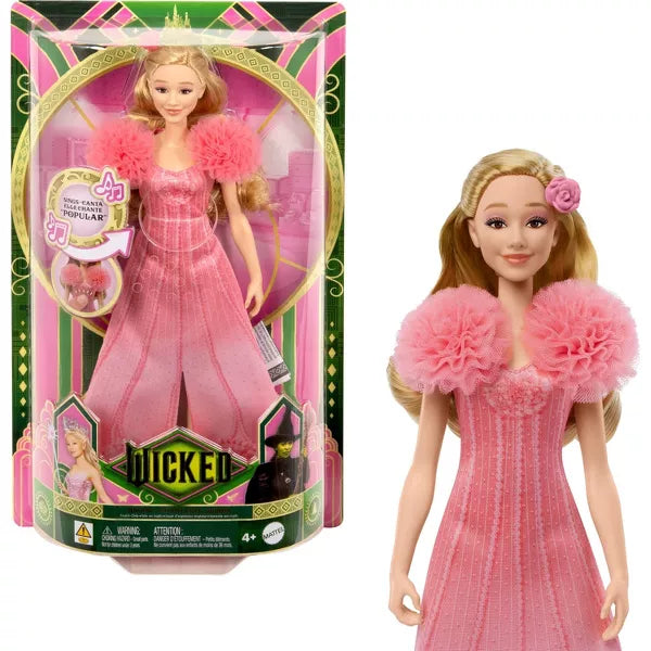 WICKED (2024) - SINGING GLINDA 11" - FASHION DOLL - Toyworld Frankston