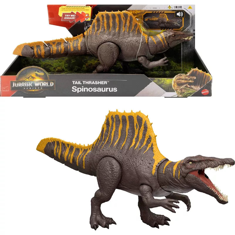 JURASSIC WORLD - TAIL THRASHER SPINOSAURUS - Toyworld Frankston
