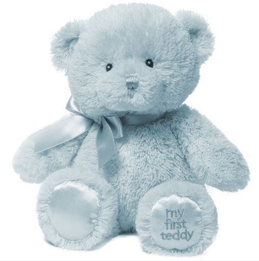 BABY GUND MY FIRST TEDDY BLUE SMALL