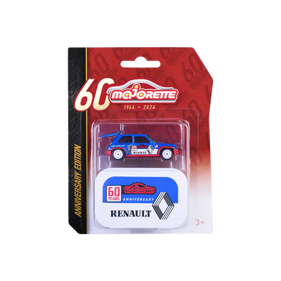 MAJORETTE ANNIVERSARY EDITION DELUXE - BLUE AND RED RENAULT 5